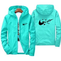 2026 Fashion Street Windproof Shrink and Waterproof Zipper Jacket with Thin Hoodie, Men's Jacket, Spring and Autumn 5