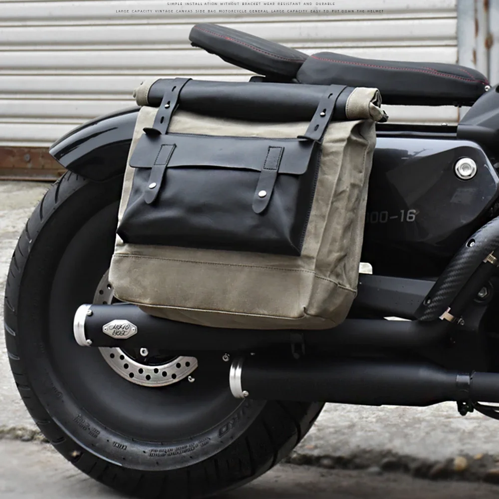 GV300 350 BD300-12 CM300 Vintage motorcycle Canvas Side Bag Waterproof Side bag Motorcycle side bag Tool Bag