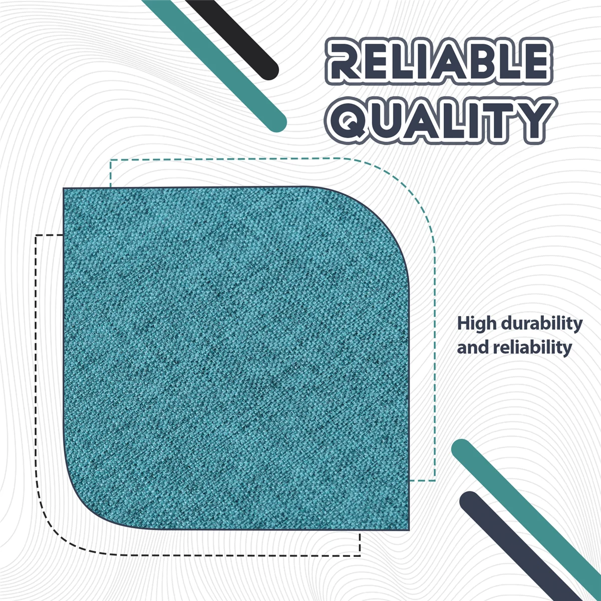 ABJS Pack of 4 Outdoor Waterproof Throw Pillow Covers Decorative Garden Cushion Cases Square Pillowcases 18 x 18 Inches