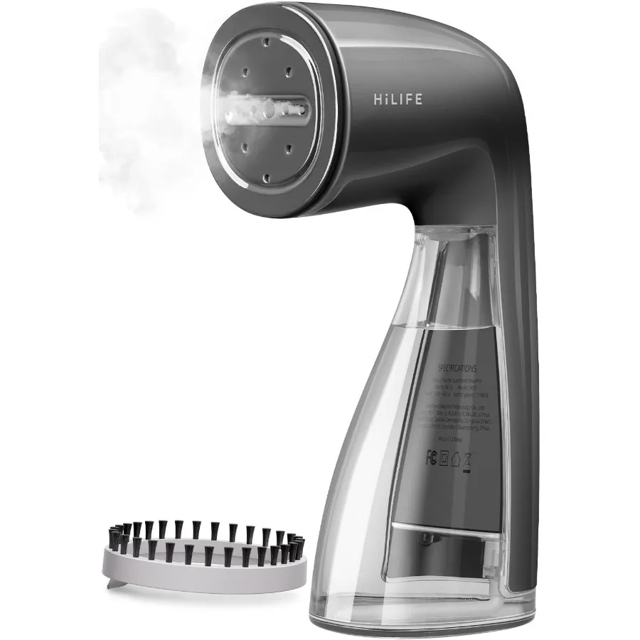 

Ручной отпариватель для одежды мощностью 1100 Вт с большим резервуаром для воды емкостью 300 мл для путешествий и домашнего использования Компактный портативный отпариватель для одежды для Removin