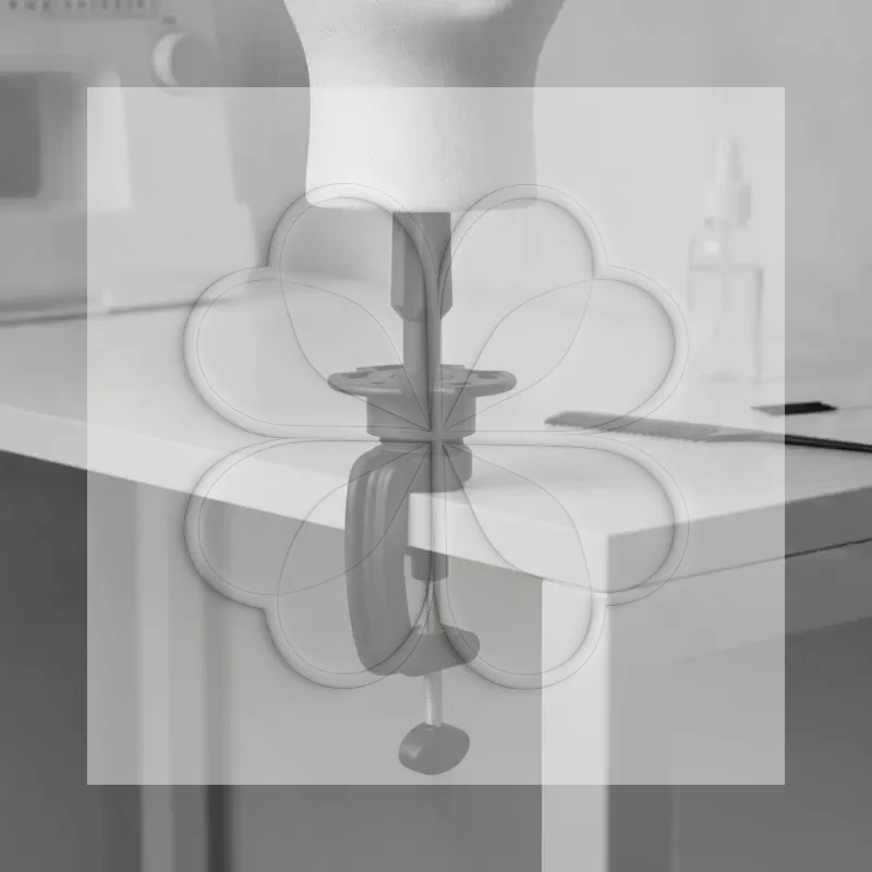 Wig Mannequin Head Stand For Table Training Head Stand Adjustable Stand