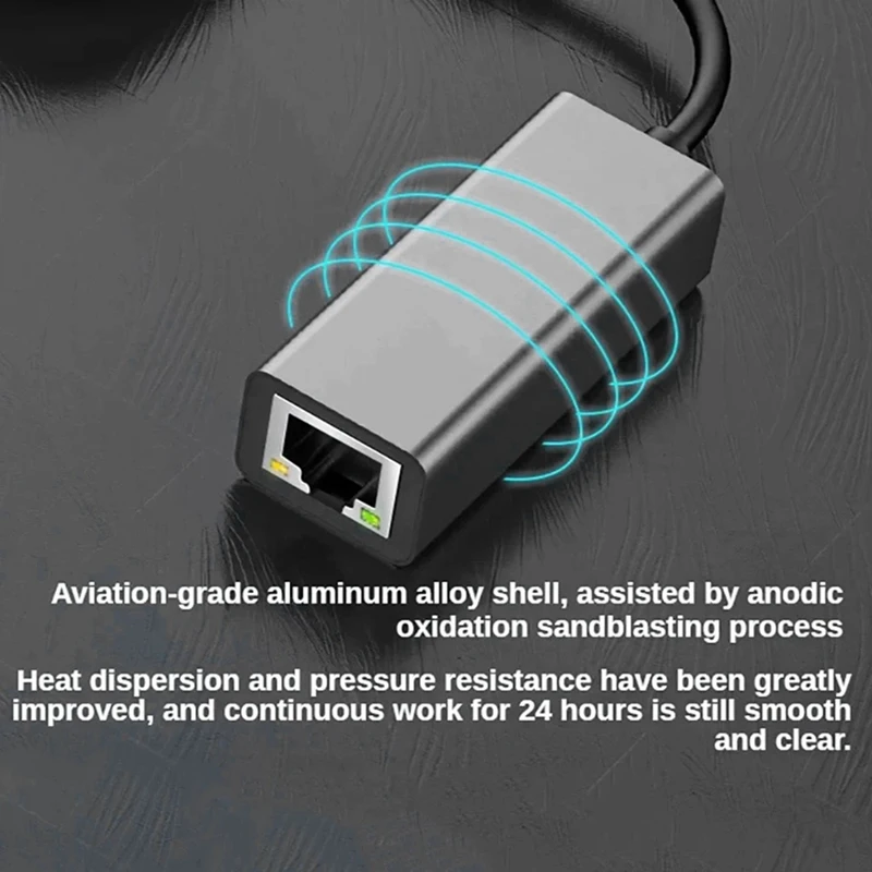 Adaptateur Ethernet de type C vers RJ45, convertisseur petpour toutes sortes de lapmédication