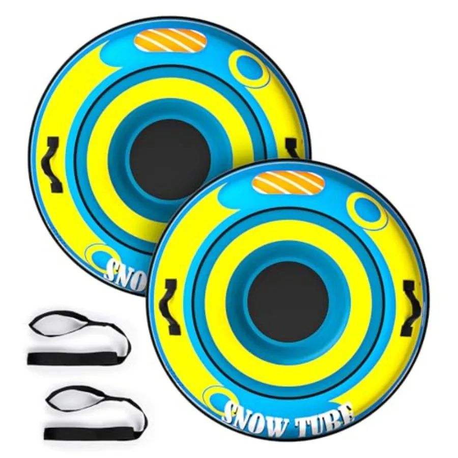 

Heavy Duty Snow Tube with Premium Ox Covers and Handles for Adults Thickened Bottom Inflatable Snow Sled Sledding Toboggan Wint