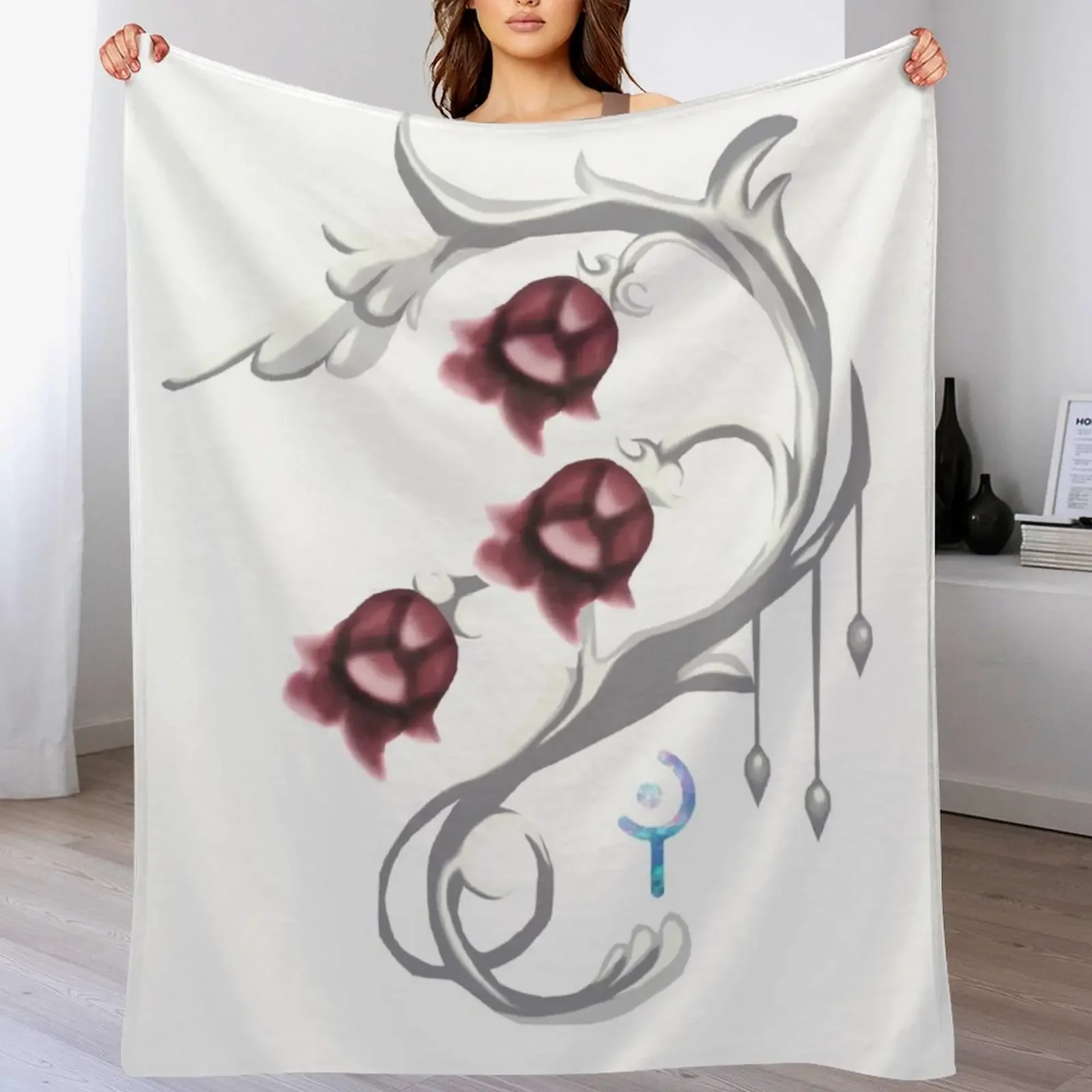 

White Mage - FFXIV Throw Blanket Picnic Thermals For Travel Soft Plaid Comforter Blankets