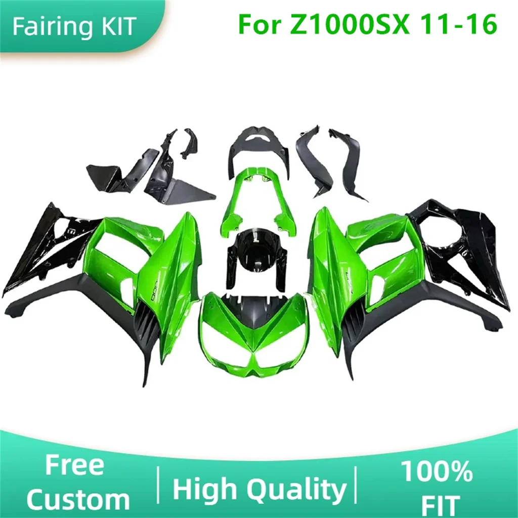 Free Custom High Grade Motorcycle Fairing Body Repair Bodykit for Kawasaki Z1000SX 11-13 14 15 16 2011 2012 2013 2014 2015 2016