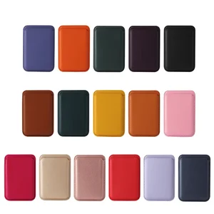 Dudukan Kartu Dompet Kulit Magnetik Dudukan Telepon Macsafe untuk Magsafe iPhone 15 14 13 Pro Max Mac Aman Mendukung Braket Telepon 12 jam e ink penjualan terbaik - №