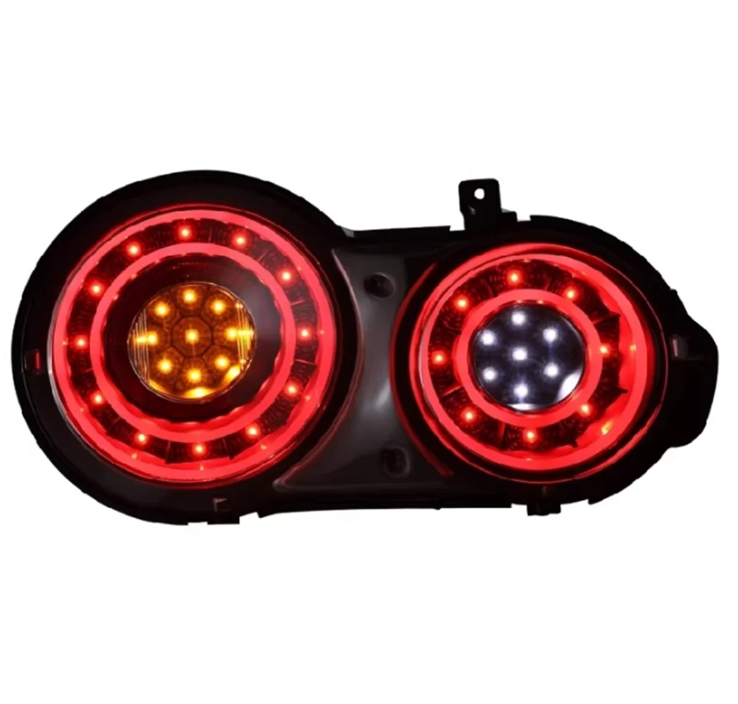 Car led modified tail light assembly rear lamp for 10-15 Nissan GTR driving lamp brake Reverse lights turn signal 2pcs