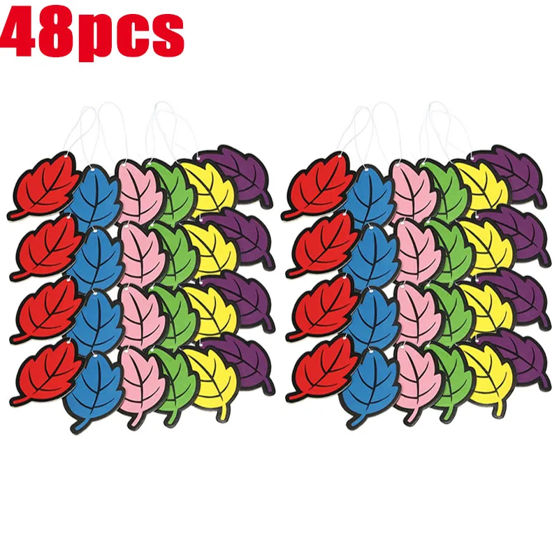 48/42/36/30/24/18/12/6PCS Car Air Freshener Smell Car Perfume For Car Interior Accessories Air Freshener Customization