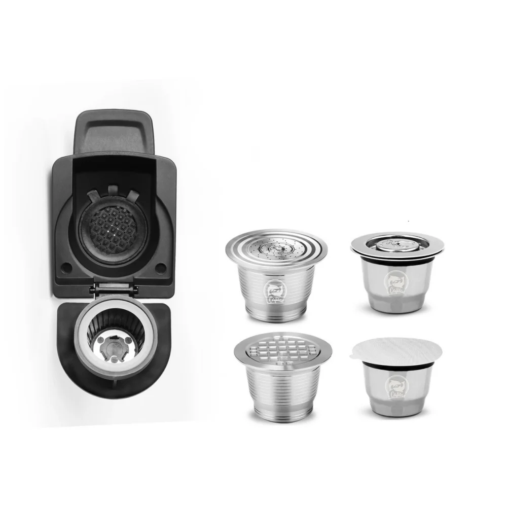 

Кофейные капсулы конвертер держатель для Dolce Gusto маленький xs Maker & для Nescafe Genio S Plus Nespresso кофейные капсулы многоразового использования A