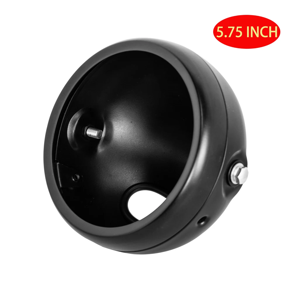 

5,75-дюймовый светодиодный ковш для фар Harley, крышка корпуса фары, ковш для светильника Moto 5-3/4 дюйма, корпус фары