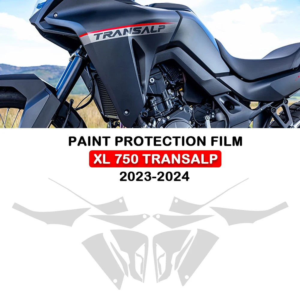 PPF Motorcycle TPU Film Protector Complete Paint Fairing Set Body Protection Sticker For HONDA XL750 XL 750 Transalp TPU Film