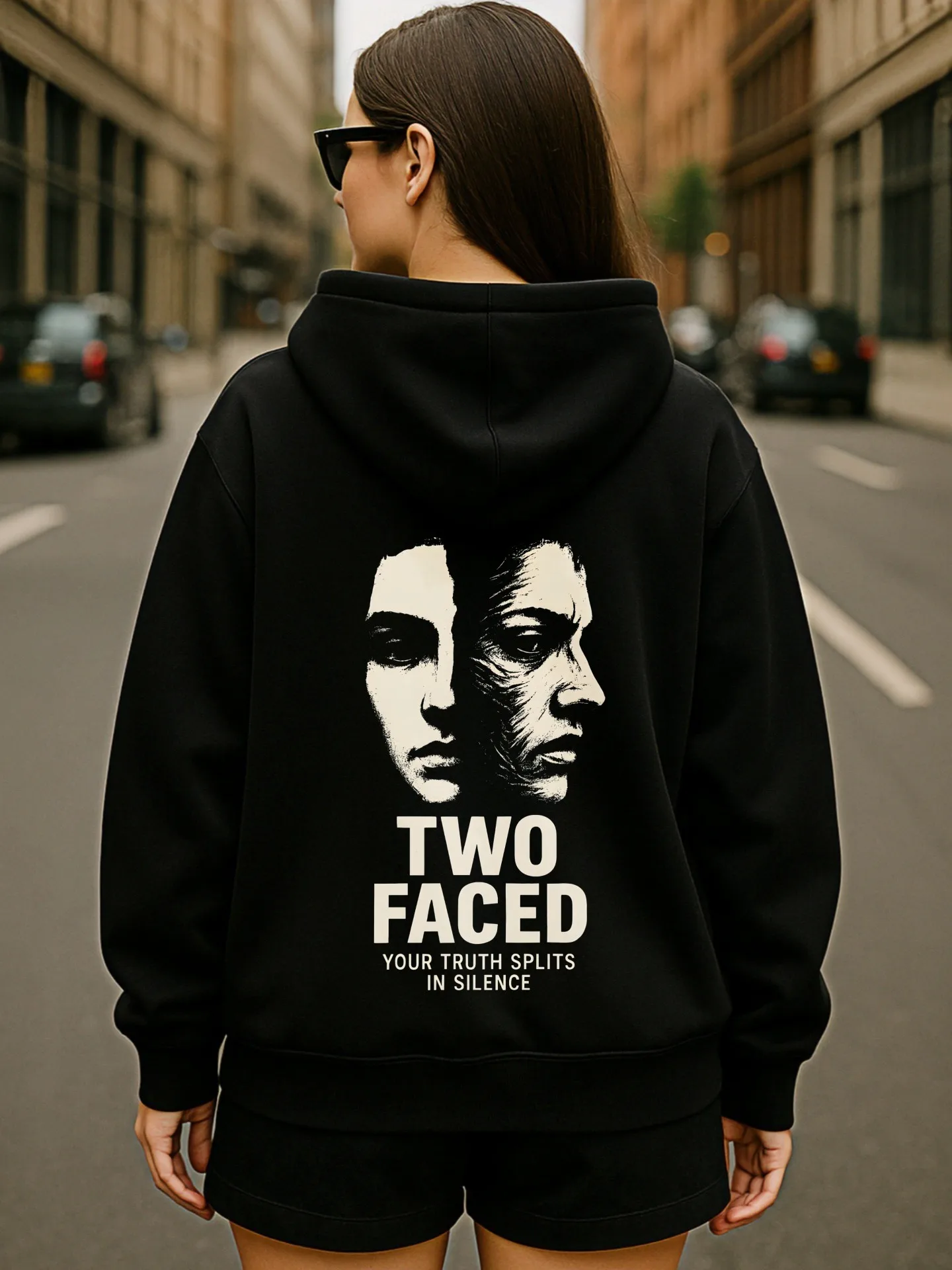 Sweat à capuche graphique pour femmes, imprimé de lettres Stay Wild, Streetwear esthétique, tissu doux, vêtements quotidiens décontractés, pour adolescents