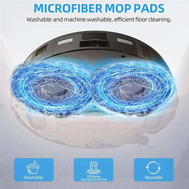 A22F-For Roborock Saros 10R Robot Vacuum Cleaner Accessories Replacement Parts Included