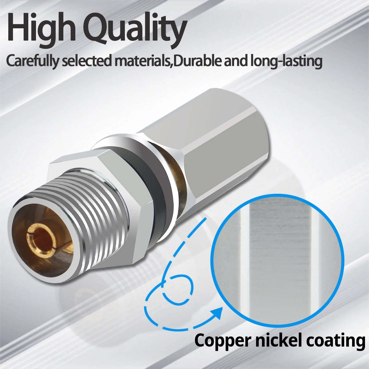 Car Antenna Stud Mount SO-239 Adapter Heavy Duty For Installing 3/8 x 24 Threaded Cb Radio Antenna