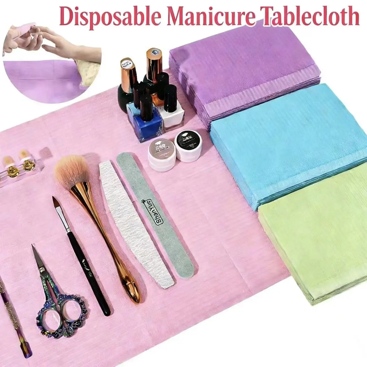 

Disposable tattoo table cleaning cloth set, waterproof disposable tattoo table mat, convenient and efficient tattoo accessories