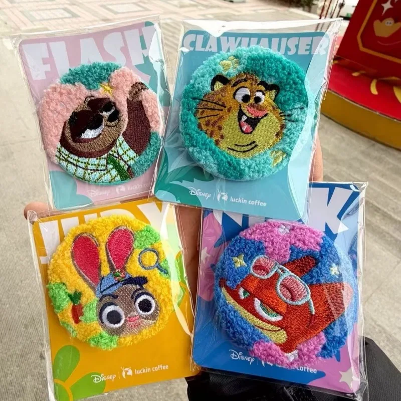 

Disney Zootopia Judy Nick Anime Fan Art Graffiti Series 3D Thick 58mm Badge Set Cute Collectible Gift Souvenir Fans Collectors