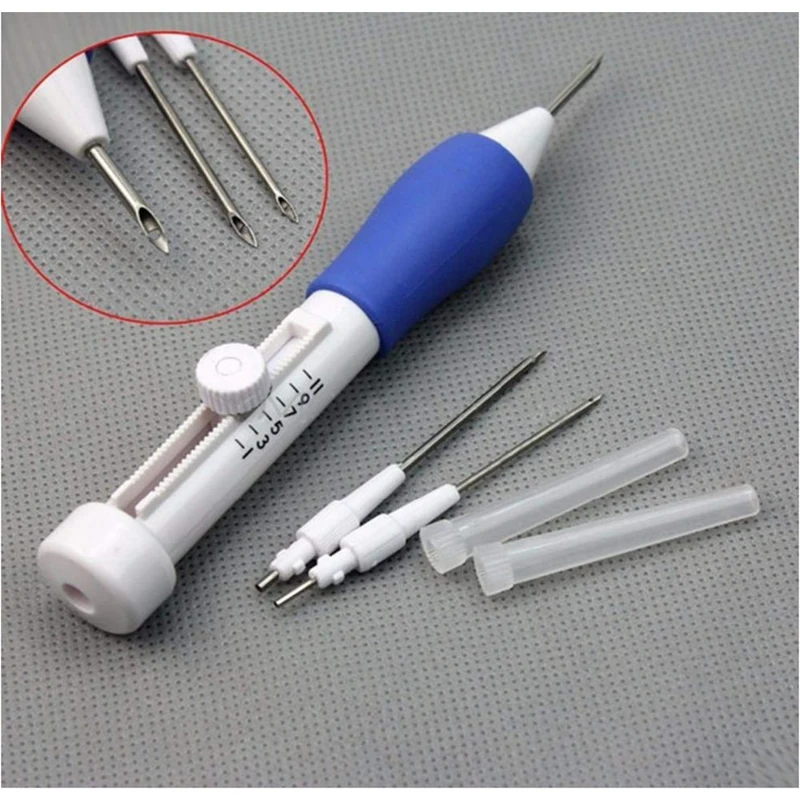 New Adjustable Puncture Magic Needle Russian Magic New Duohua DIY Needle Embroidery Combination Set