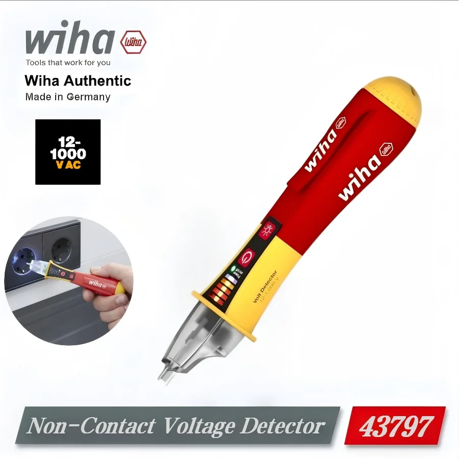 WIHA 43797/43798 Non-Contact Voltage Detector Electrician Circuit Break Finder