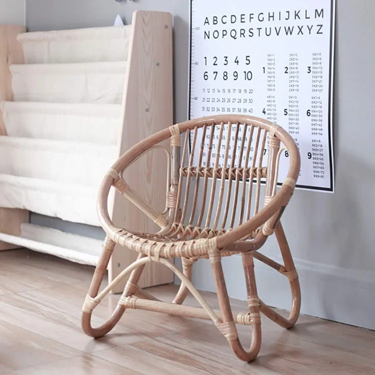 

Bed and breakfast wind rattan leisure balcony chair small stool Internet celebrity backrest rattan chair
