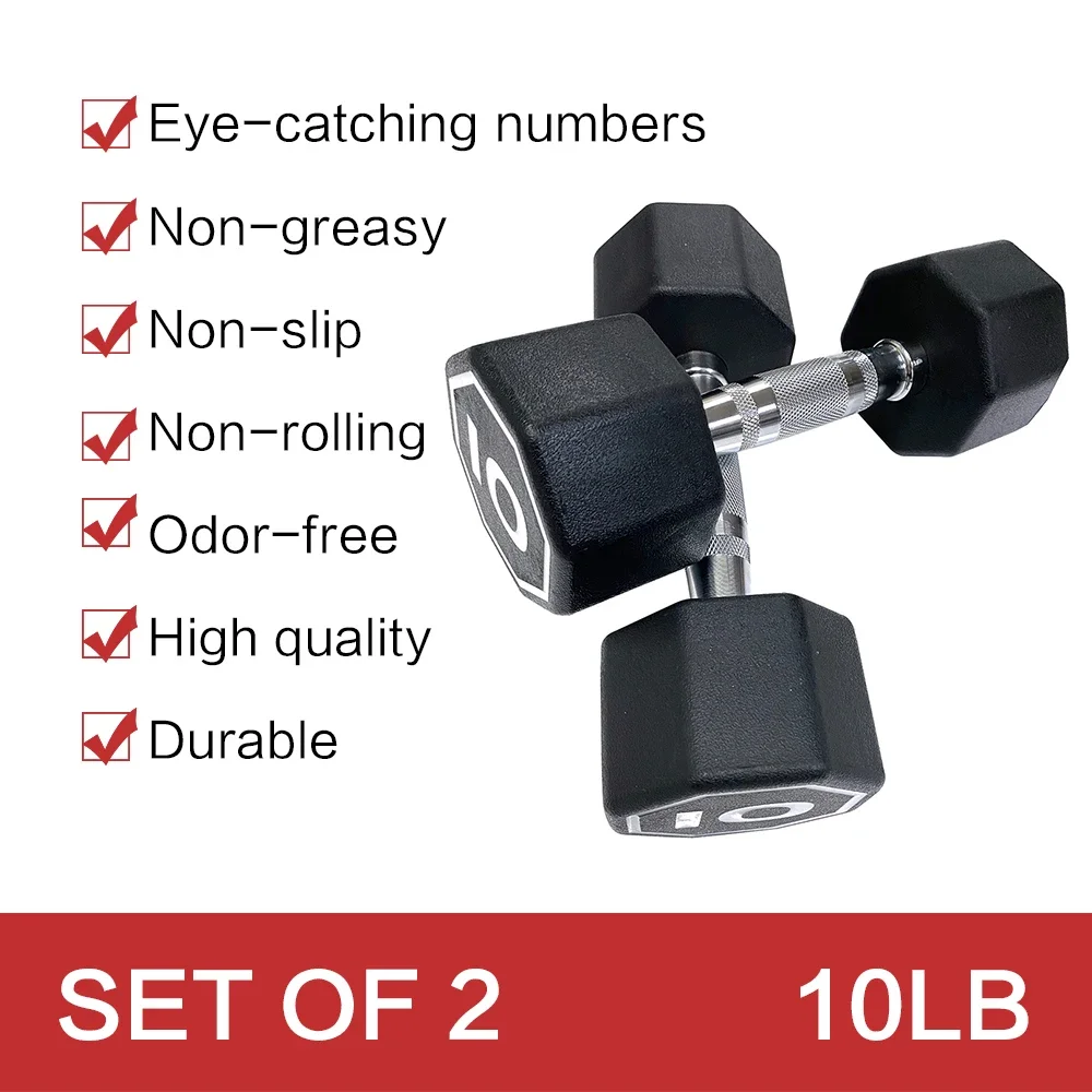 Premium Octagonal Dumbbell,Hard Chrome Plated Handle dumbbells to Assist with Push-Ups,for commercial and home use,silver white,