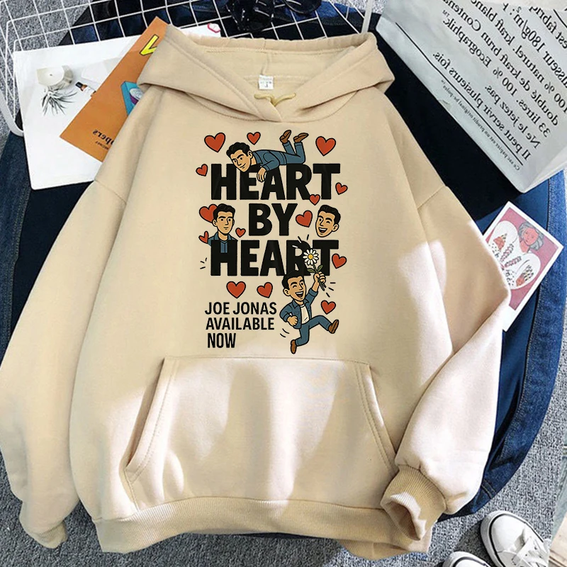جو جوناس هارت باي هارت 2025 هوديي جولة البلوز موضة ريترو عادية للجنسين البلوز هودي الهيب هوب الخريف الشتاء الشارع الشهير #1