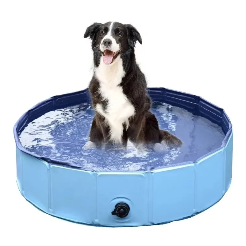 

A01 New Summer Foldable Dog Pet Bath PVC Collapsable Dog Pools Folding Pet Pool Bathing Tub Paddling Pet Swimming Pool