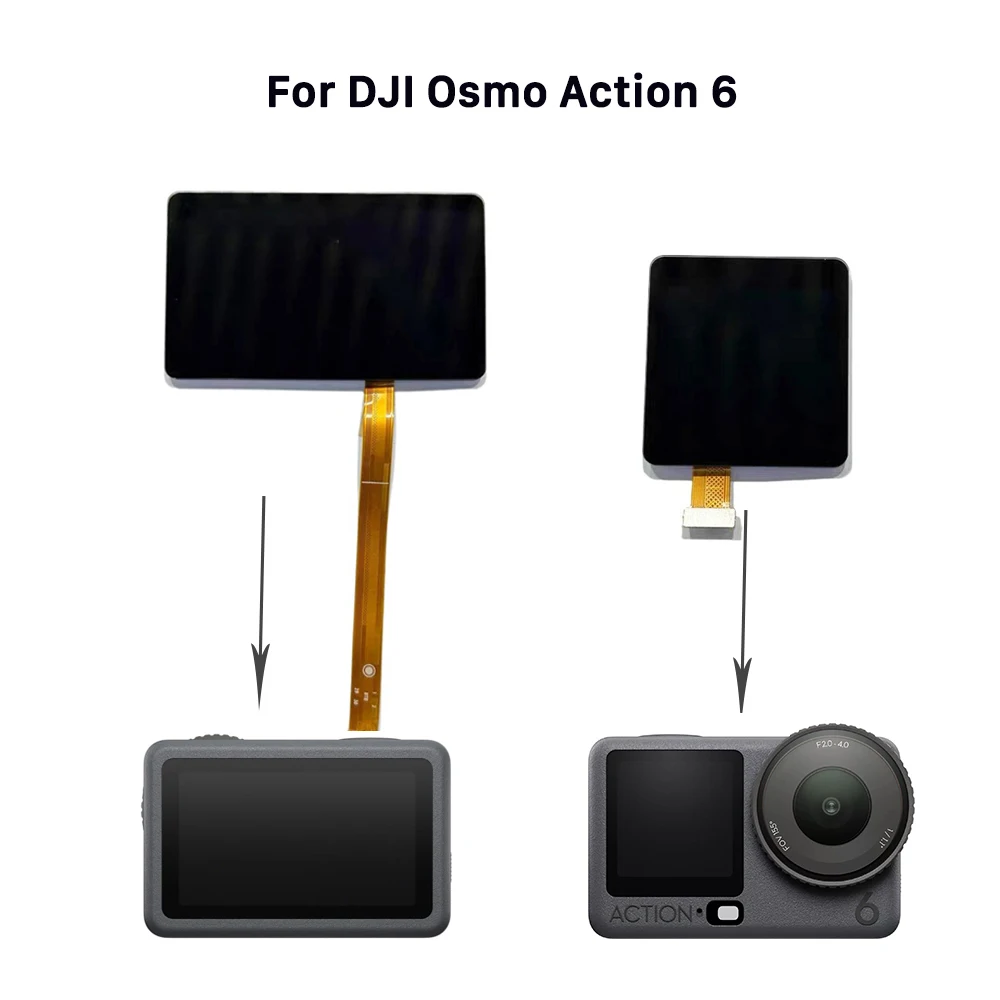 Orginal For DJI Osmo Action 5 Action 6 Pro LCD Screen Display Assembly Replacement Parts