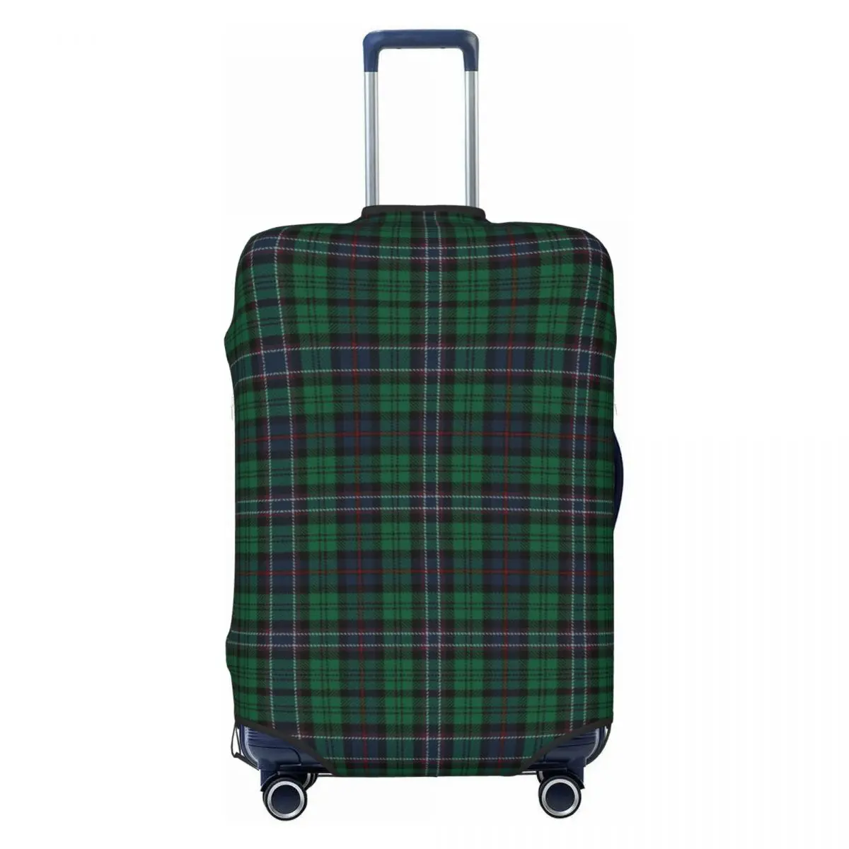 Scottish National Tartan Viagem Bagagem Dust Proof Capa, Gingham Plaid Suitcase Protector, Fit Popular, 18-32"