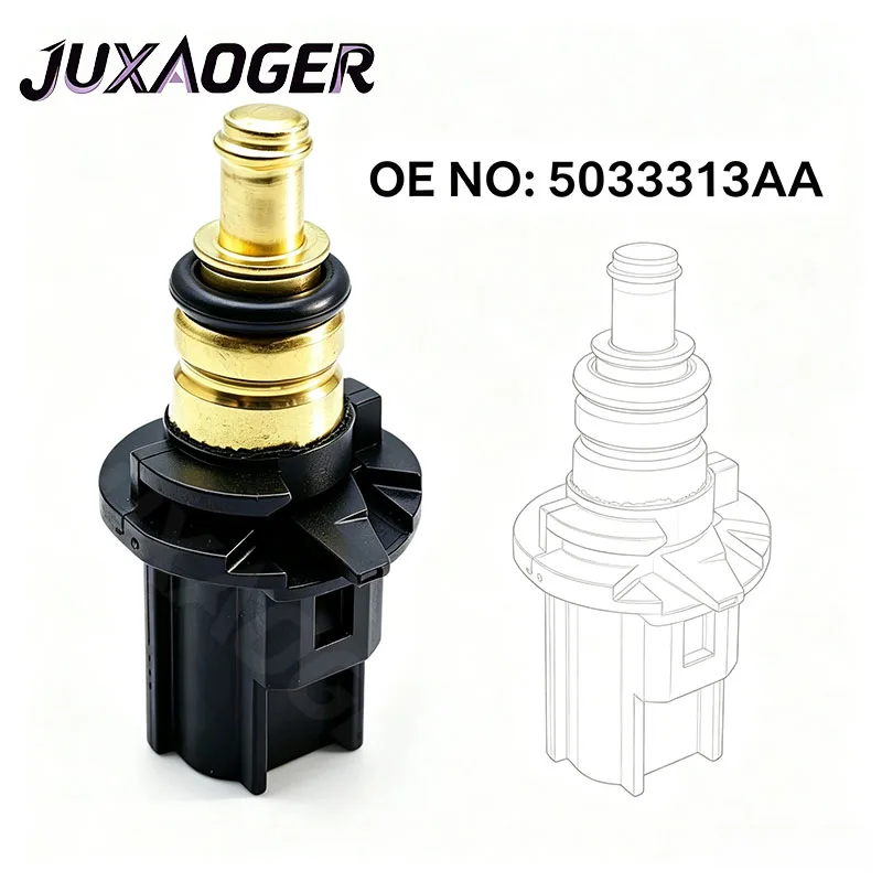 Engine Coolant Temperature Sensor 5033313AA K05033313AA For Jeep Wrangler 2018-2024 Dodge Journey Chrysler Pacifica 2.4L 3.6L V6