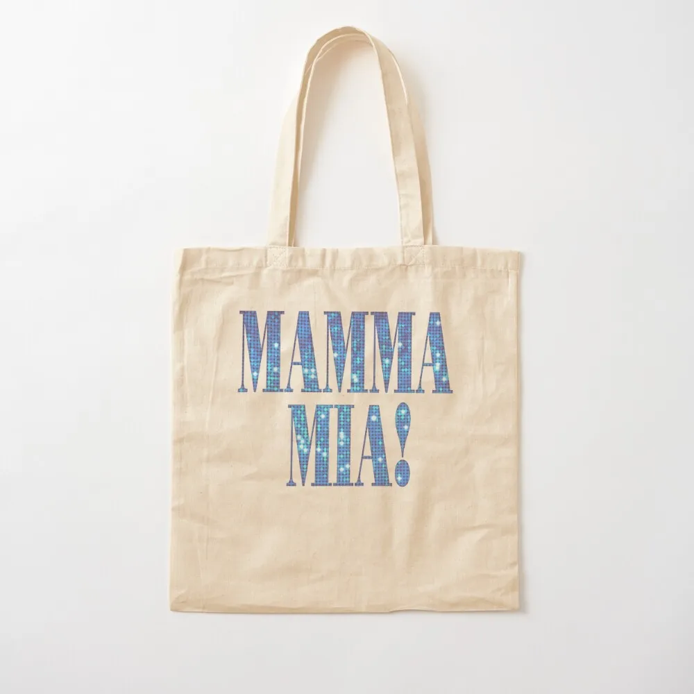 Mamma mia disco Tote Bag custom canvas bag sac pour femme tote bag university shopper woman Canvas Tote