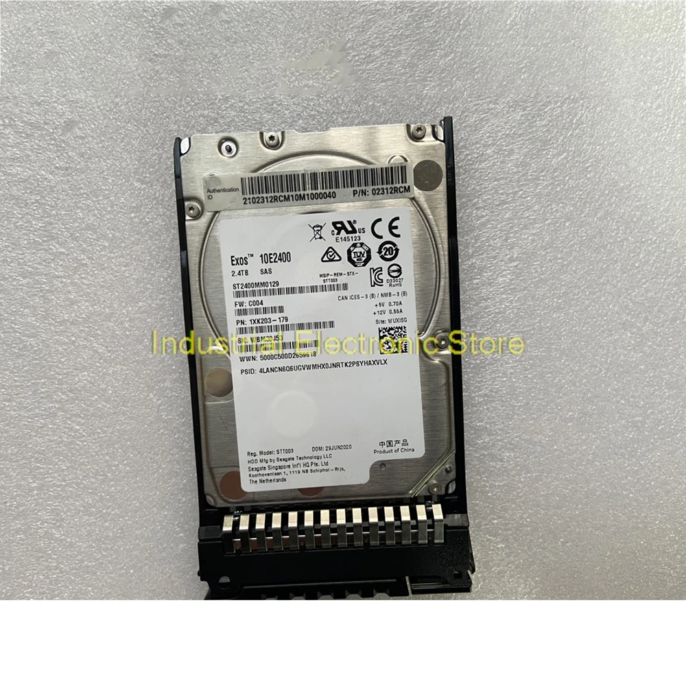 2.4TB For 02312RCM N2400S1210W4 2.4T 2400GB SAS 12Gb/s 10K 2.5 Hard Disk