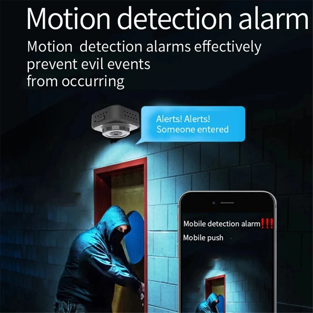 Xiaomi-minicámara inalámbrica de seguridad para el hogar, videocámara P2P con detección de movimiento, grabadora de vídeo DVR, Wifi 1080, PHD