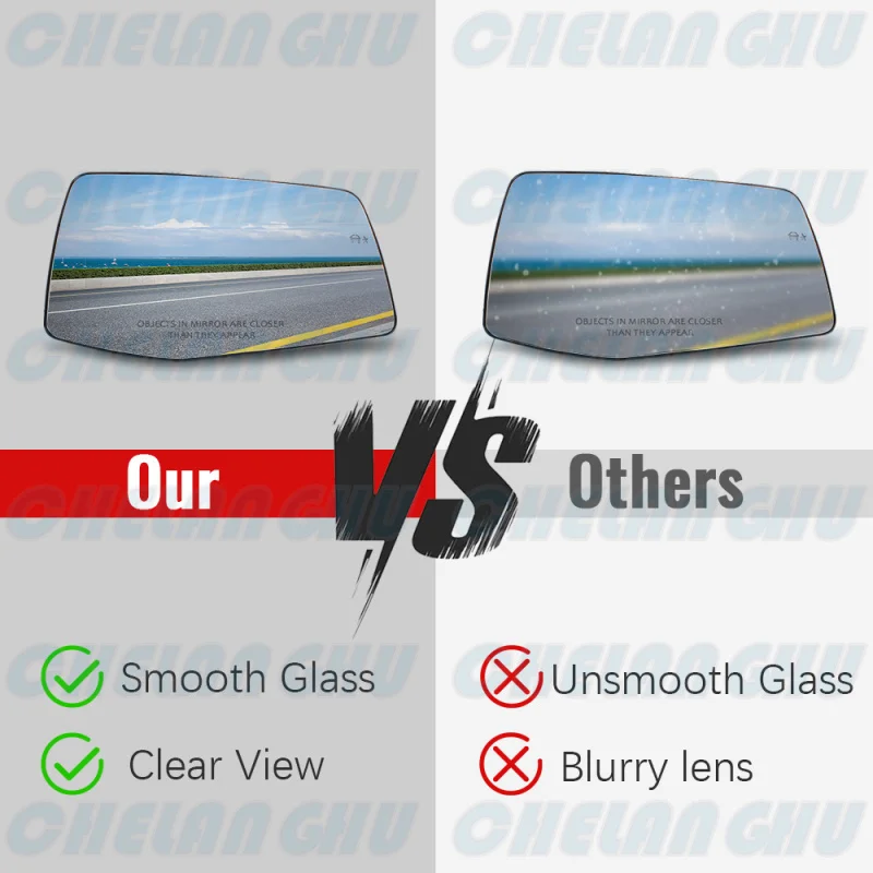 For Chevrolet silverado 1500 2019 2020 2021 2022 2023 US Version Right Side Heated Blind Spot Rear Mirror Glass Car accessories