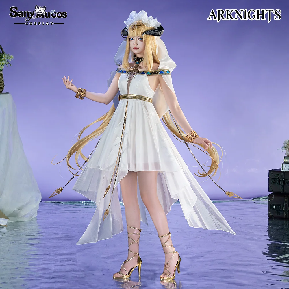 SanyMuCos【Pre-Sale: Ship by January 30th!】Game Arknights Cosplay Nightingale Cosplay Costume Premium Edition