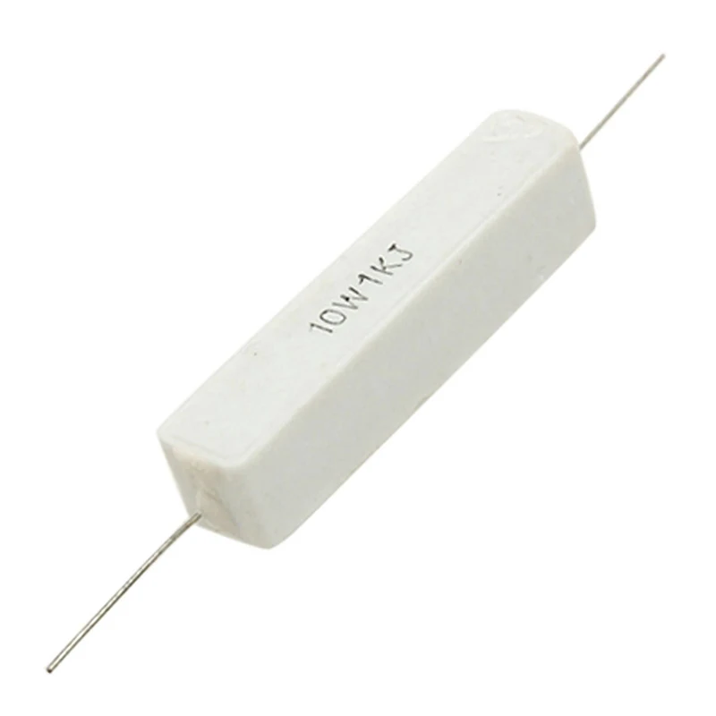 A96I-10 Pcs 1K Ohm 5%  Cement Power Resistor 10W Watt