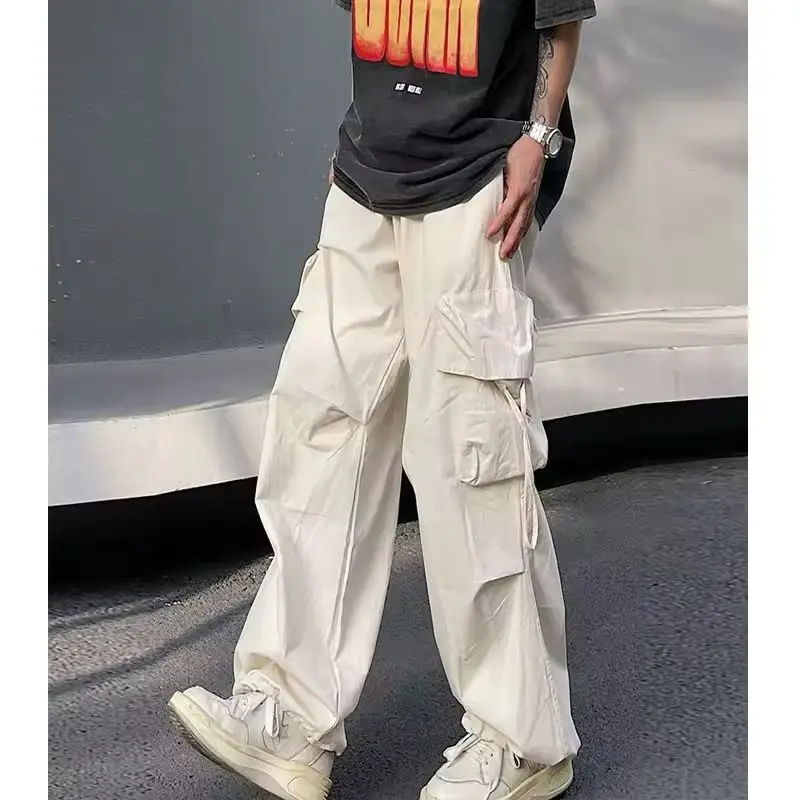 

Американский ретро десантник бренд Rad комбинезон свободные широкие брюки повседневные летние мужские трендовые прямые леггинсы мешковатые брюки-карго мужские