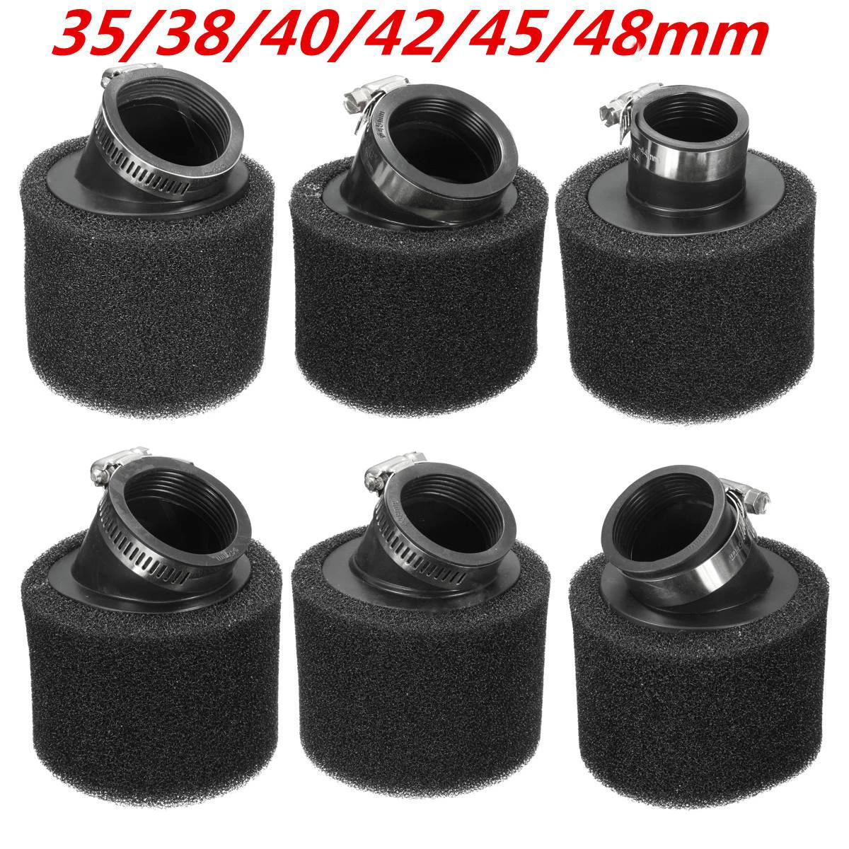 Hot Selling-Black Sponge Foam Air Filter For 200 250 300Cc Motorcycle Snowmobile Atv,Black Sponge Foam Air Filter For 200 250 30