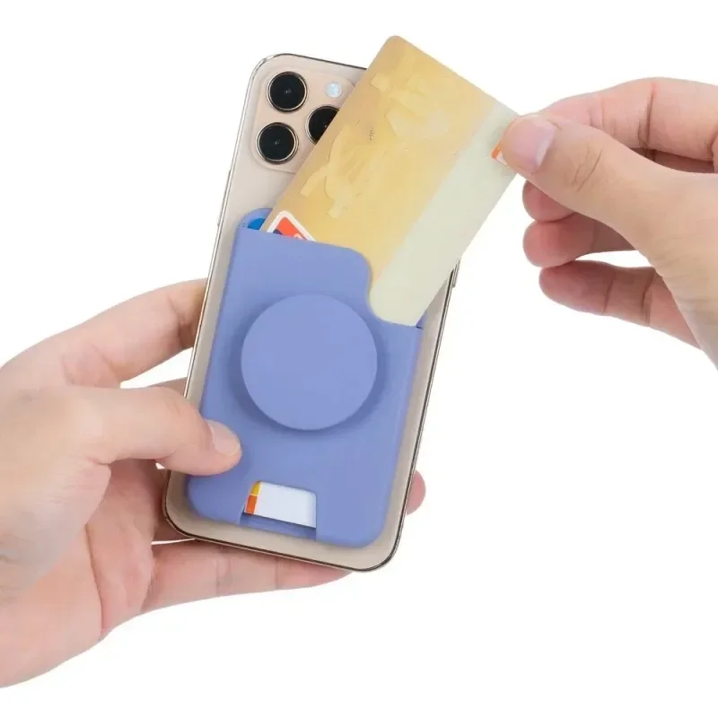 Für MagSafe: Starke magnetische Kartenhalterung für iPhone 17, 16, 15 Pro Max und Samsung S25, S26 Ultra mit Griptok – Detail 1