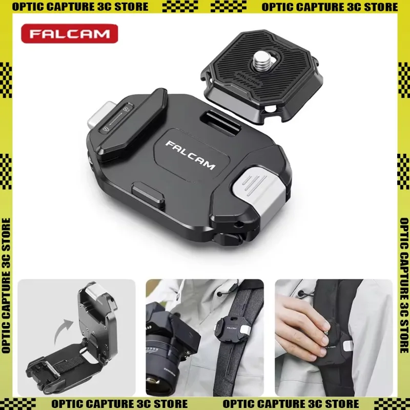 

F​ALCAM F38 Quick Release Kit Bottom Plate for Backpack V2 for Camera Gopro Quick Release Base Tripod Backpack Shoulder Strap