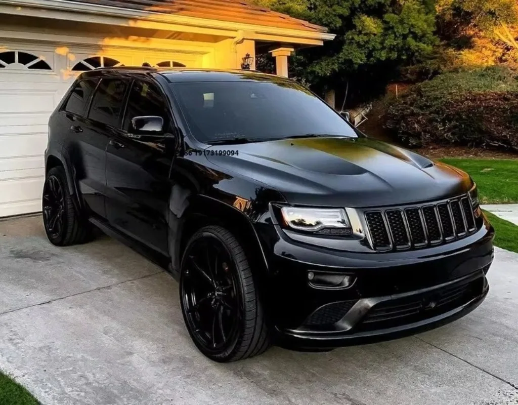 

New 2011-2023 for Grand Cherokee Modified Carbon Fiber Hood with 1 Year Warranty