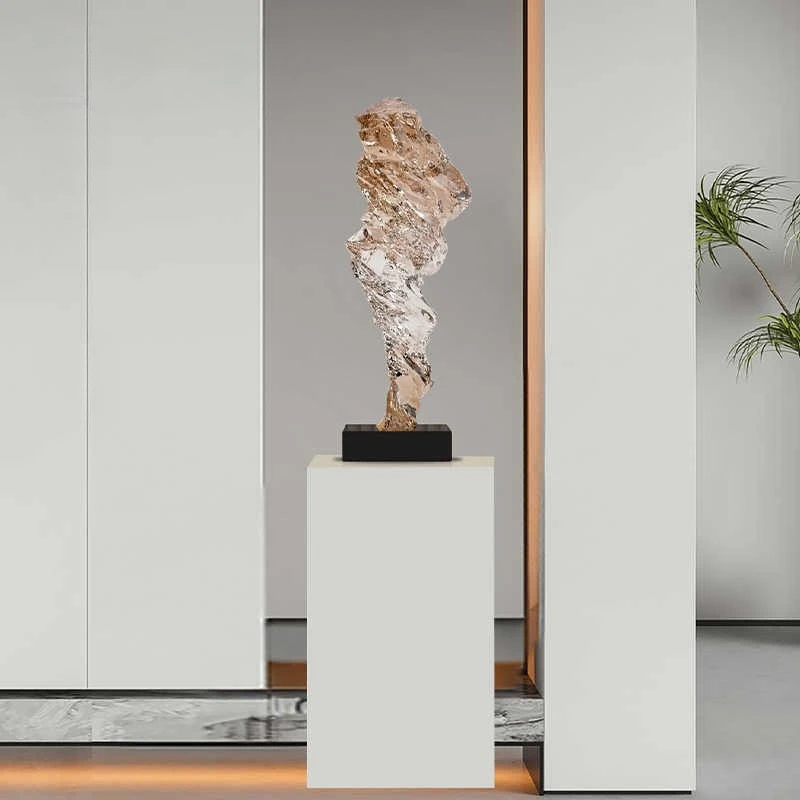 Home Decor Creative Statue Floor Decor Living Room Large Abstract Welcome Sculpture Art Ornaments Resin Statue Housewarming Gift