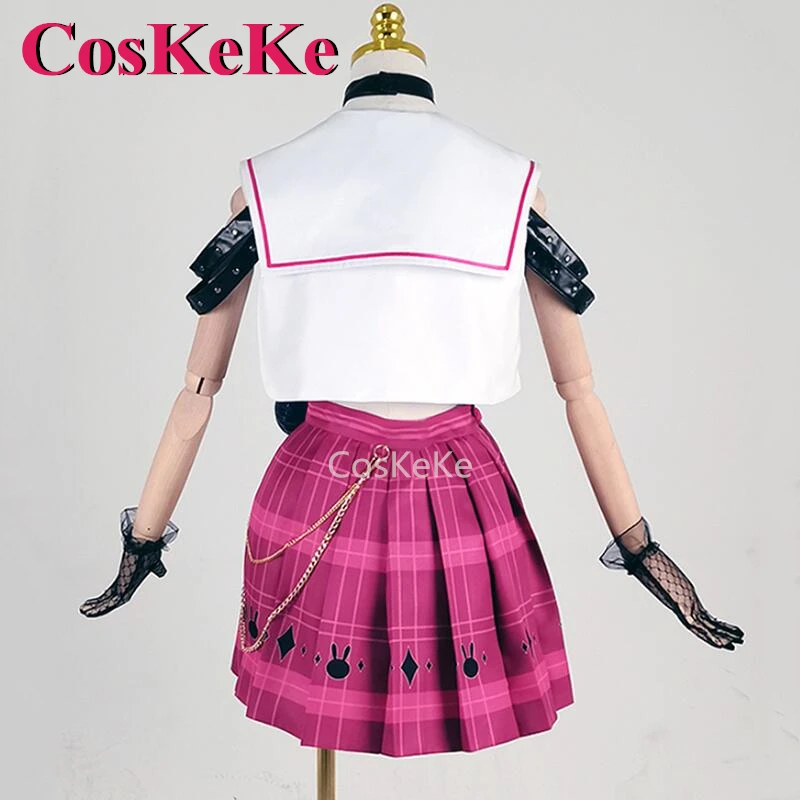 CosKeKe Maria Marionette Cosplay Anime VTuber disfraz Inkya impulso SJ trajes para cantar Halloween carnaval fiesta ropa de juego de rol