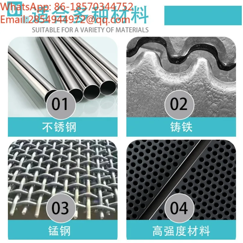Handheld Metal Beveling Machine Multifunctional Electric Chamfer Tool for Plate Pipe Curve Surface Milling