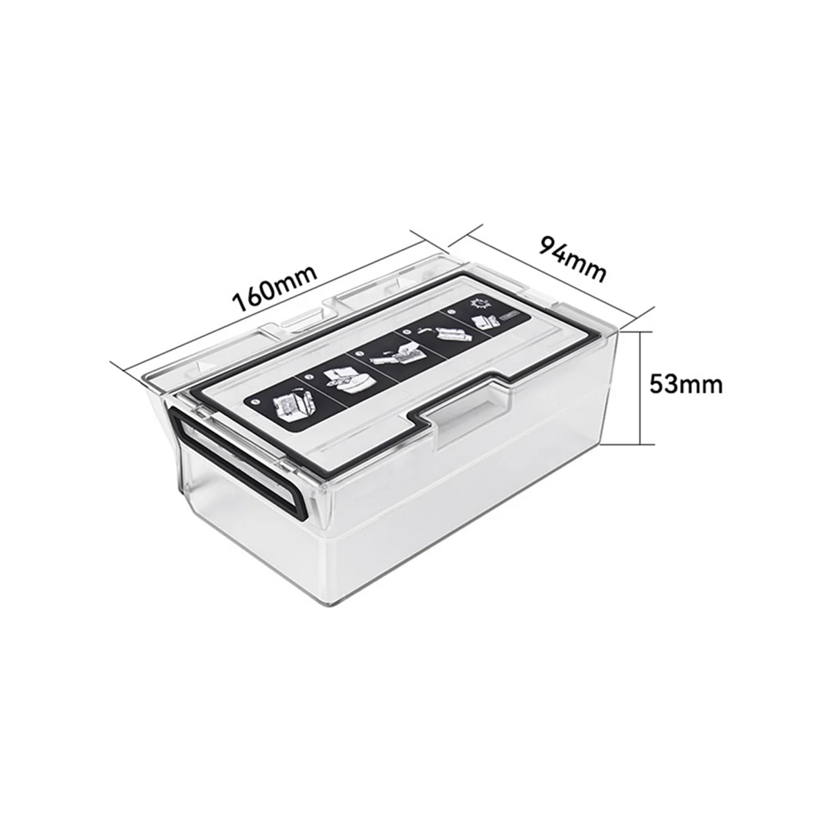 أجزاء قابلة للاستبدال لـ G10/G10Pro/G10S جهاز آلي لتنظيف الأتربة خزان المياه الذي يتم التحكم فيه إلكترونيًا + صندوق الغبار