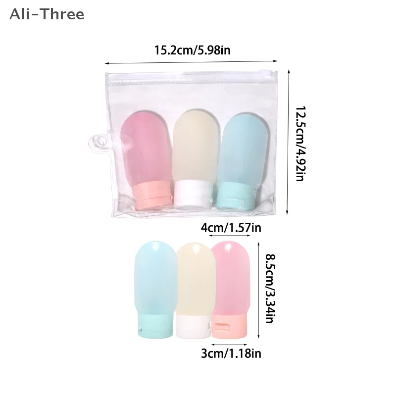 3 قطعة/المجموعة 30 مللي زجاجات إعادة الملء لينة ضغط أنبوب غسول الحاويات زجاجة فارغة المحمولة السفر الشامبو أداة #5