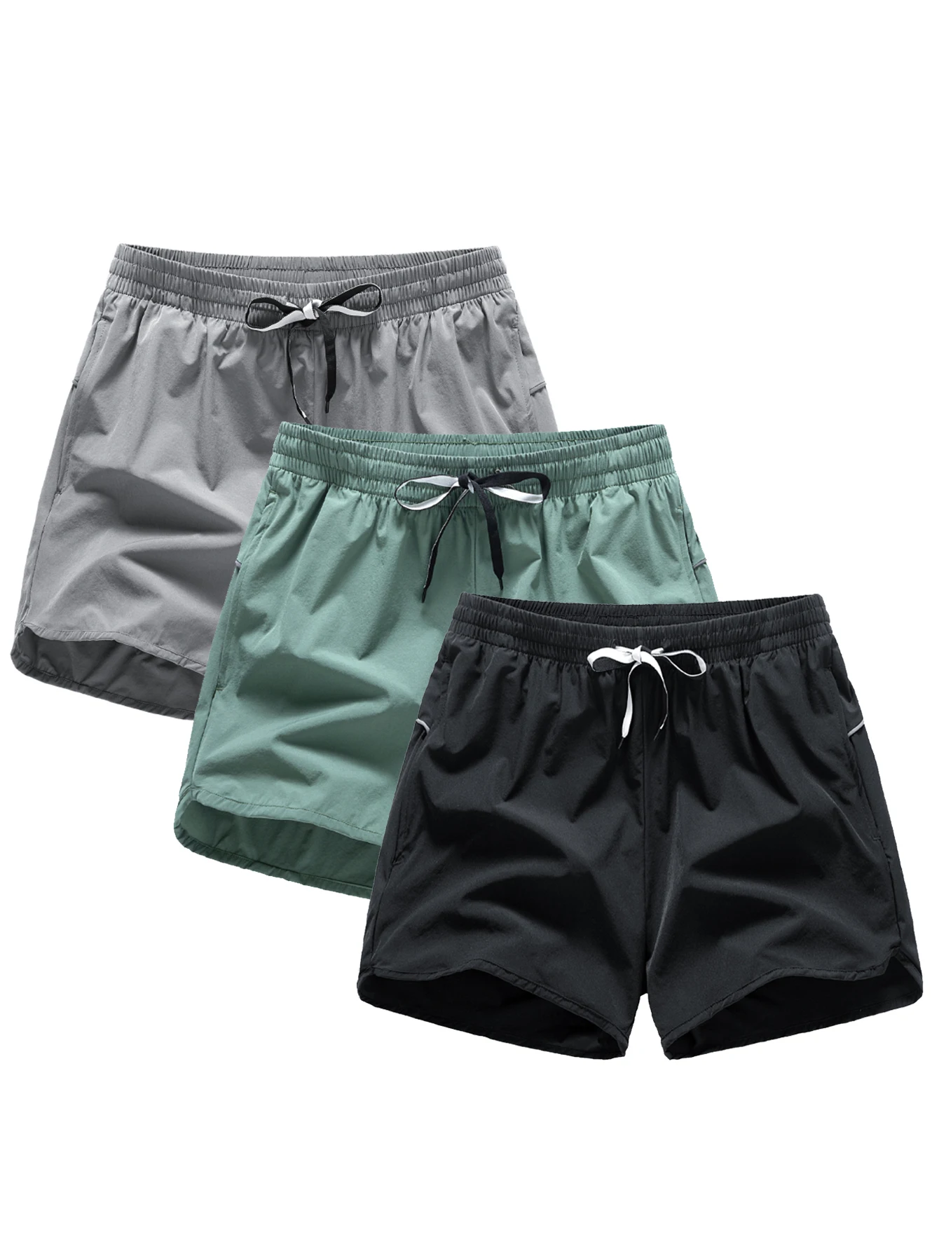 

Мужские летние повседневные модные шорты, комплект из трех предметов, разноцветные шорты в стиле E