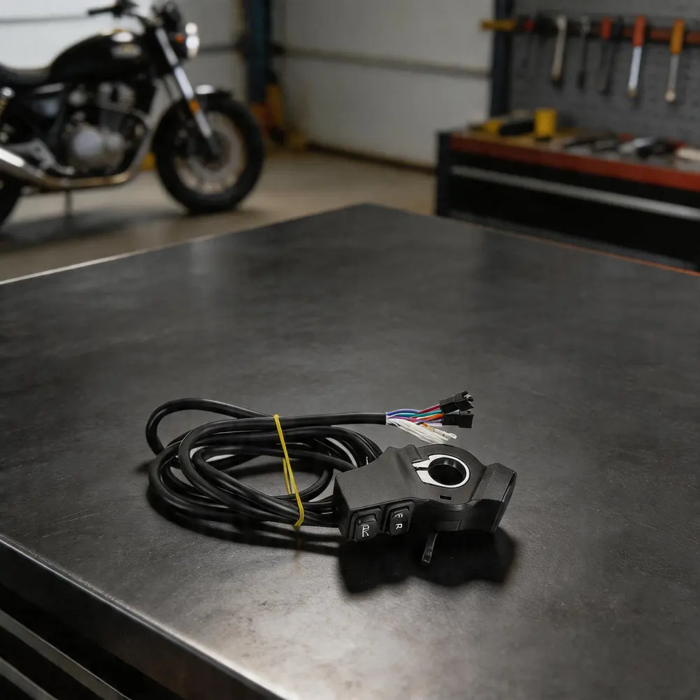 Electric Bike Thumb Throttle 3 Speed Reverse Switch For 22.2mm Handlebar E Scooter 12V To 60V System Upgrade Part