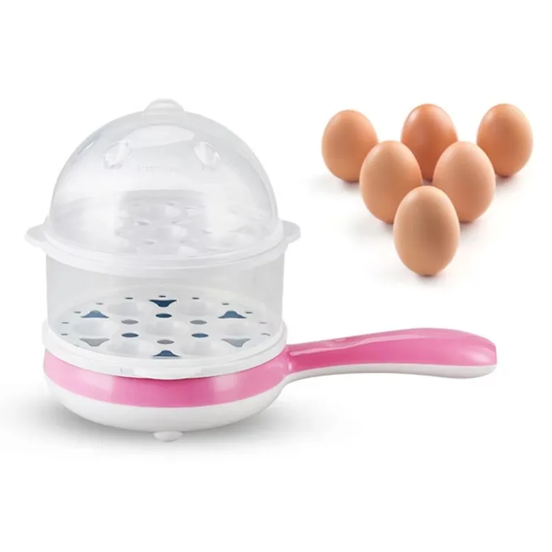 Online New Arrival Wholesale Frying Pan Non Stick Breakfast Mini Machine Double Layer Egg Cooker