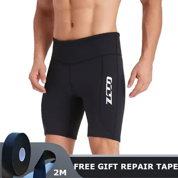 Aleefa Herren 2 mm Neopren-Neoprenanzüge, kurze Hosen, Tauchshorts für Rashguard, Surfen, Schnorcheln, Schwimmen, Surf-Trunk