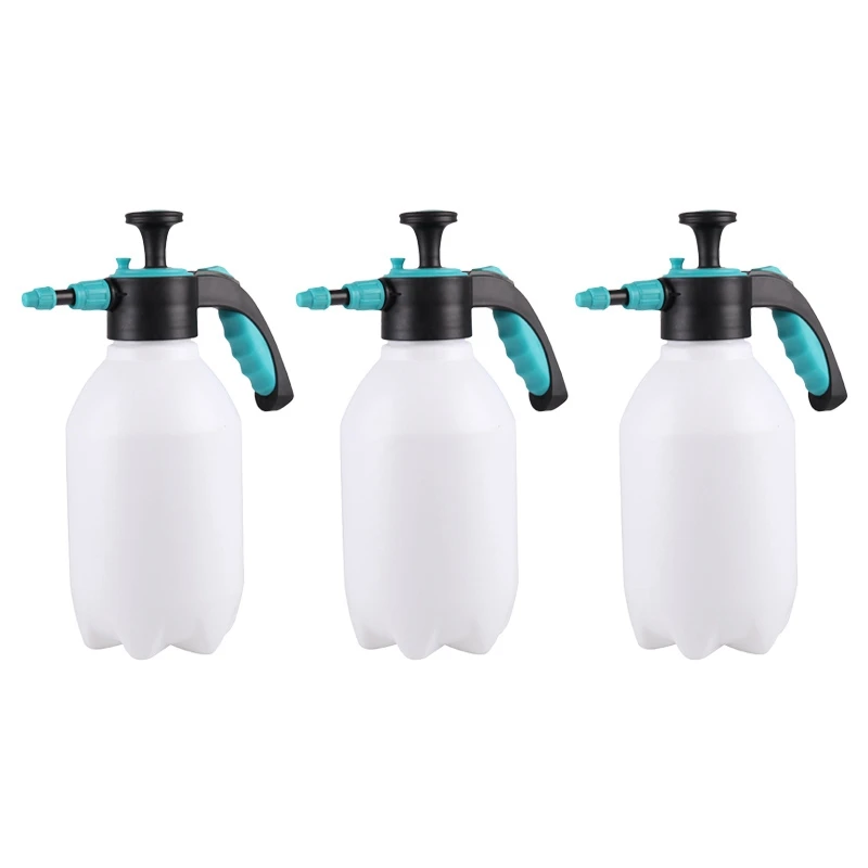 2 Pcs 2L Hand-Pressed Plastic Sprayer Watering Can Gardening Watering Watering Household Cleaning